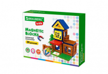 Купить конструктор brauberg магнитный magnetic build blocks-39 построй дом (39 деталей) 663849