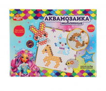 Купить multiart аквамозаика животные 400 бусин aquabeads400-mulart2