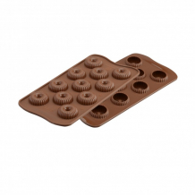 Купить silikomart форма для приготовления конфет силиконовая choco crown 21х11 см 22.149.77.0065