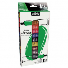 Купить pebeo краски акриловые набор studio acrylics 12 цветов по 12 мл 668700