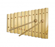 Купить деревянная игрушка rntoys ксилофон неокрашенный 12 тонов д-461