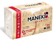 Купить maneki полотенца бумажные листовые однослойные kabi v-сложения 250 шт. 4895228900234