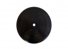 Купить atlet диск обрезиненный d-26 20 кг mb-atletb26-20