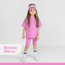 Купить bossa nova костюм для девочки (футболка и велосипедки) 037л23 