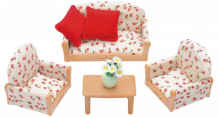 Купить sylvanian families набор мягкой мебели для гостиной 4464