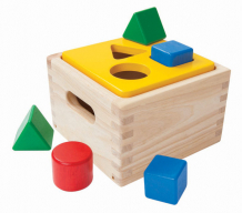 Купить деревянная игрушка plan toys игра блок для сортировки фигур 9430 9430