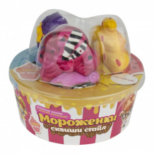 Купить 1 toy мороженки сквиши стайл куколки с мягкими прическами ароматизированные 3 шт. т16227