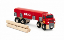 Купить brio грузовик для перевозки брёвен с грузом 33657