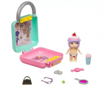 Купить bondibon игровой набор oly кукла в чемоданчике на кодовом замке во фруктово-конфетной шапочке вв388 вв3868