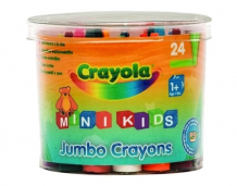 Купить crayola мелки восковые для малышей в бочонке 24 шт. 0784c