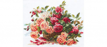 Купить алиса-к набор для вышивания розы 40х30 см 2-06