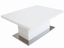 Купить levmar стол-трансформер slide глянец (опоры сатинированная сталь) 15139025