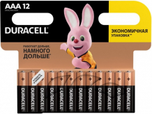 Купить duracell батарейка алкалиновая basic aaa (lr03) 12 шт. 5000394109254