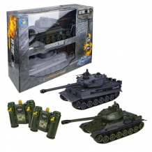 Купить 1 toy взвод танковый бой на радиоуправлении 2 танка т17688