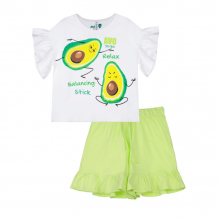 Купить playtoday комплект для девочек home avoyoga tween girls (футболка, шорты) 12321111