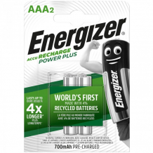 Купить energizer аккумулятор power plus aaa (hr03) 700mah 2b 7638900416992