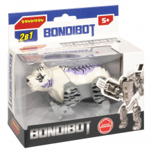 Купить bondibon трансформер bondibot 2 в 1 робот-белый тигр вв5675