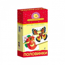 Купить дрофа настольная игра половинки серия мои игры 1152