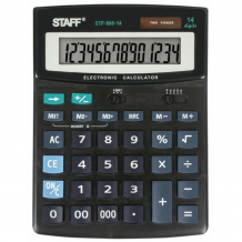 Купить staff калькулятор настольный stf-888-14 14 разрядов 250182