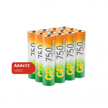 Купить gp batteries аккумуляторы 75aaahc-b ааа 12 шт. gp 75aaahc-b12 /312