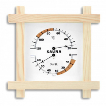 Купить tfa аналоговый термогигрометр для сауны с деревянной рамой 40.1008 40.1008