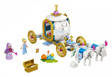 Купить конструктор lego princess королевская карета золушки 43192