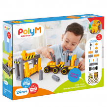 Купить конструктор polym детский строительная площадка 43 элемента 760021_hp