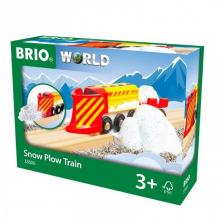 Купить brio снегоуборочный поезд с грузом 33606