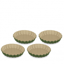 Купить guardini набор форм для выпечки тарталеток bake natural 12 см 4 шт. 36204carvee