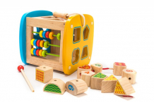 Купить деревянная игрушка bradex игра развивающая бизикуб de 0320