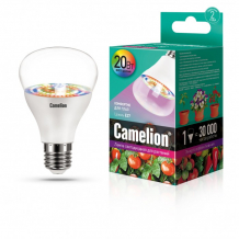 Купить светильник camelion led лампа для растений led20-pl/bio/e27 led20-pl/bio/e27
