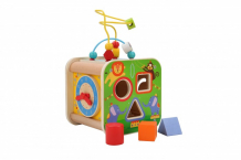 Купить деревянная игрушка lucy & leo универсальный занимательный куб цирк ll211