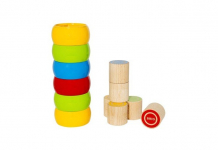 Купить деревянная игрушка brio сборная башенка 30185