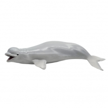 Купить детское время фигурка - белуха, белый кит, хвост изогнут m6005