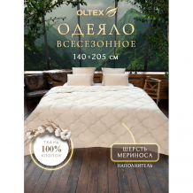 Купить одеяло ol-tex всесезонное меринос 205х140 омт-15-3 омт-15-3