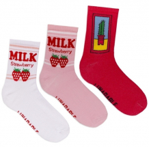 Купить lunarable комплект женских носков с принтом 059 3 пары kcrp059_35-39