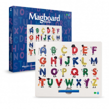 Купить назад к истокам магнитный планшет для рисования magboard алфавит english mgbb-english