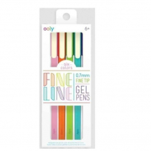 Купить ooly набор цветных гелевых ручек безупречные линии 6 цветов 132-138
