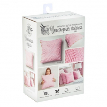 Купить арт узор набор для вязания интерьерная подушка розовые сны 2117334