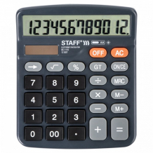 Купить staff калькулятор настольный компактный plus dc-111s 12 разрядов 250428