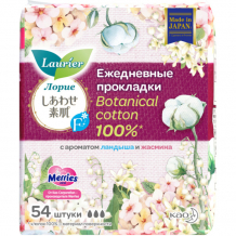 Купить laurier f botanical cotton гигиенические прокладки c ароматом ландыша и жасмина 54 шт. 422918/941141