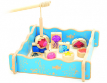Купить мир деревянных игрушек игровой набор магнитная рыбалка д431