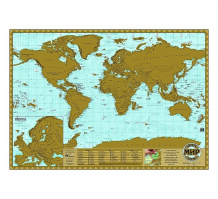Купить геоцентр скретч карта мира gt101