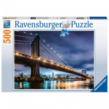 Купить ravensburger пазл вид нью-йорка (500 элементов) 16589