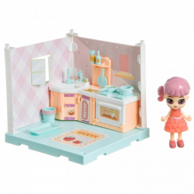 Купить bondibon игровой набор мебель кукольный уголок кухня и куколка oly вв4491