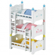 Купить sylvanian families игровой набор трехъярусная кровать 4448