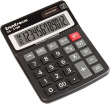 Купить erichkrause калькулятор настольный 12-разрядов dc-312n 50312
