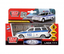 Купить технопарк инерционная машина lada 111 полиция sb-16-67-p(w)-wb