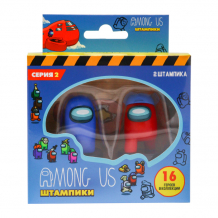 Купить among us игровой набор штампиков призрак и красный серия 2 2 шт. au5215-6