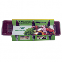 Купить jiffy мини-теплица длинная с торфяными таблетками 44 мм 20 ячеек 4650243000402